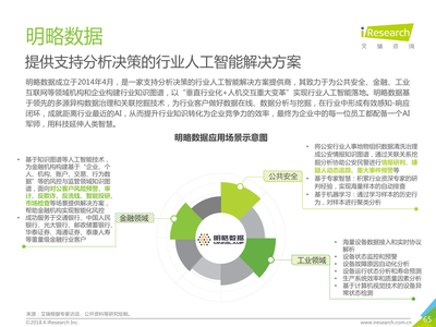 《2018年中国人工智能行业研究报告》(PPT)